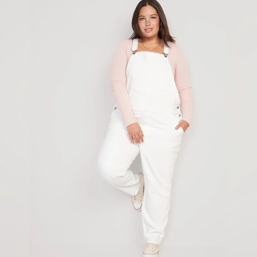 NWOT! O.G. Straight White Workwear Jean Overalls for Women - Multiple Sizes - Picture 10 of 10
